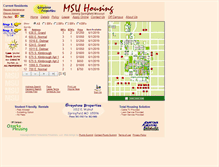 Tablet Screenshot of msuhousing.com